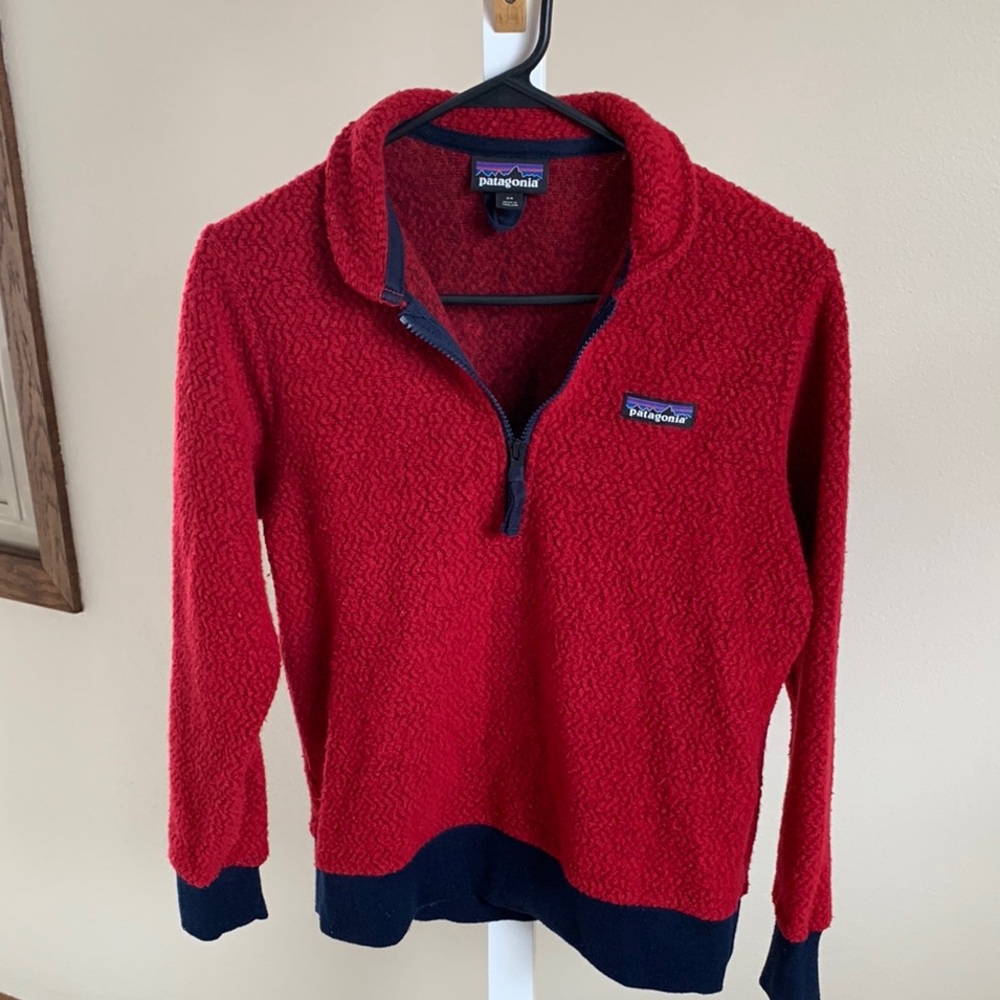 Patagonia Women's Red Fleece Sweater